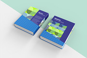 Big Book Cover Mockup - 11 Views, a Books & Magazine Mockup by Illusiongraphic (Thumbnail 13 of 26)
