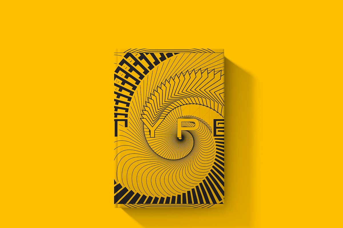 Bold Radial Typography Poster Set, a Poster Template by NJ Himel (Photo 9 of 23)