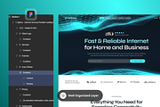 Optora - Internet Services Provider, a Landing Page Template by SLAB! Design (Thumbnail 2 of 4)