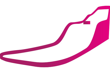Freestyle Ski Ramp Vector