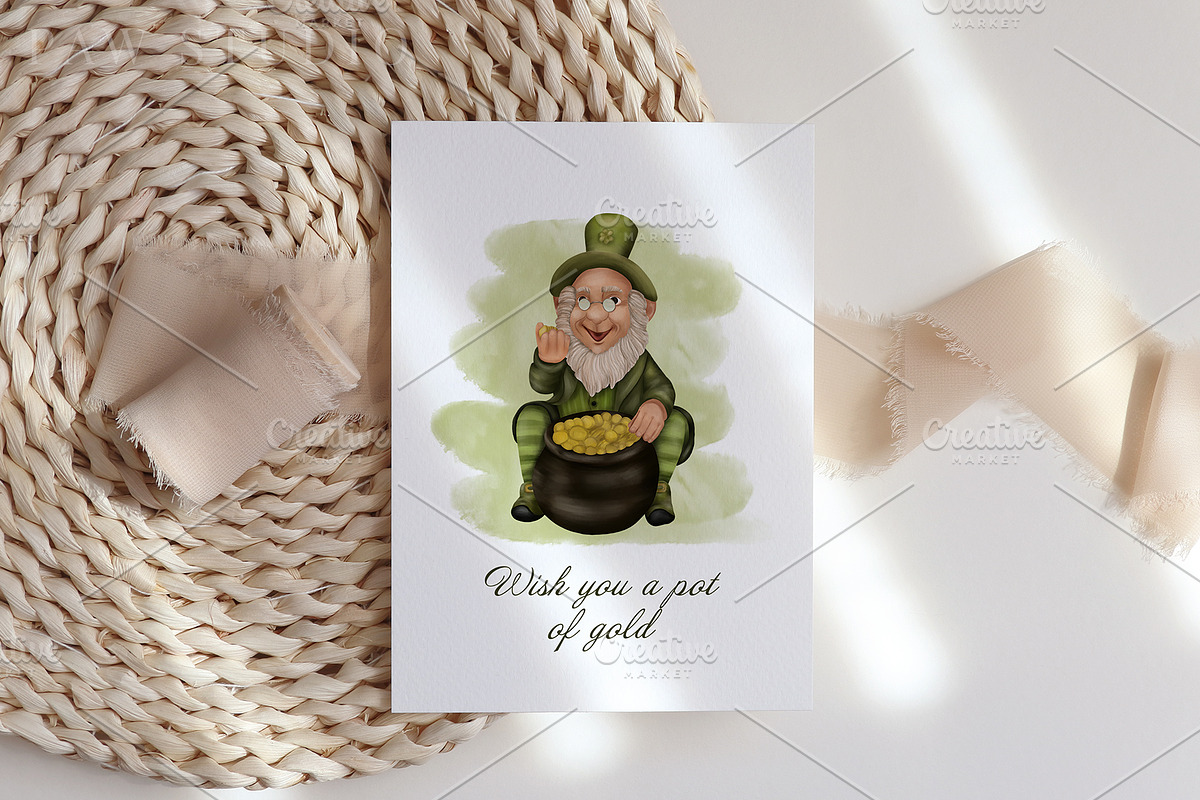 St Patrick's Day Clipart Leprechaun, an Illustration by PawGraphic (Photo 6 of 10)