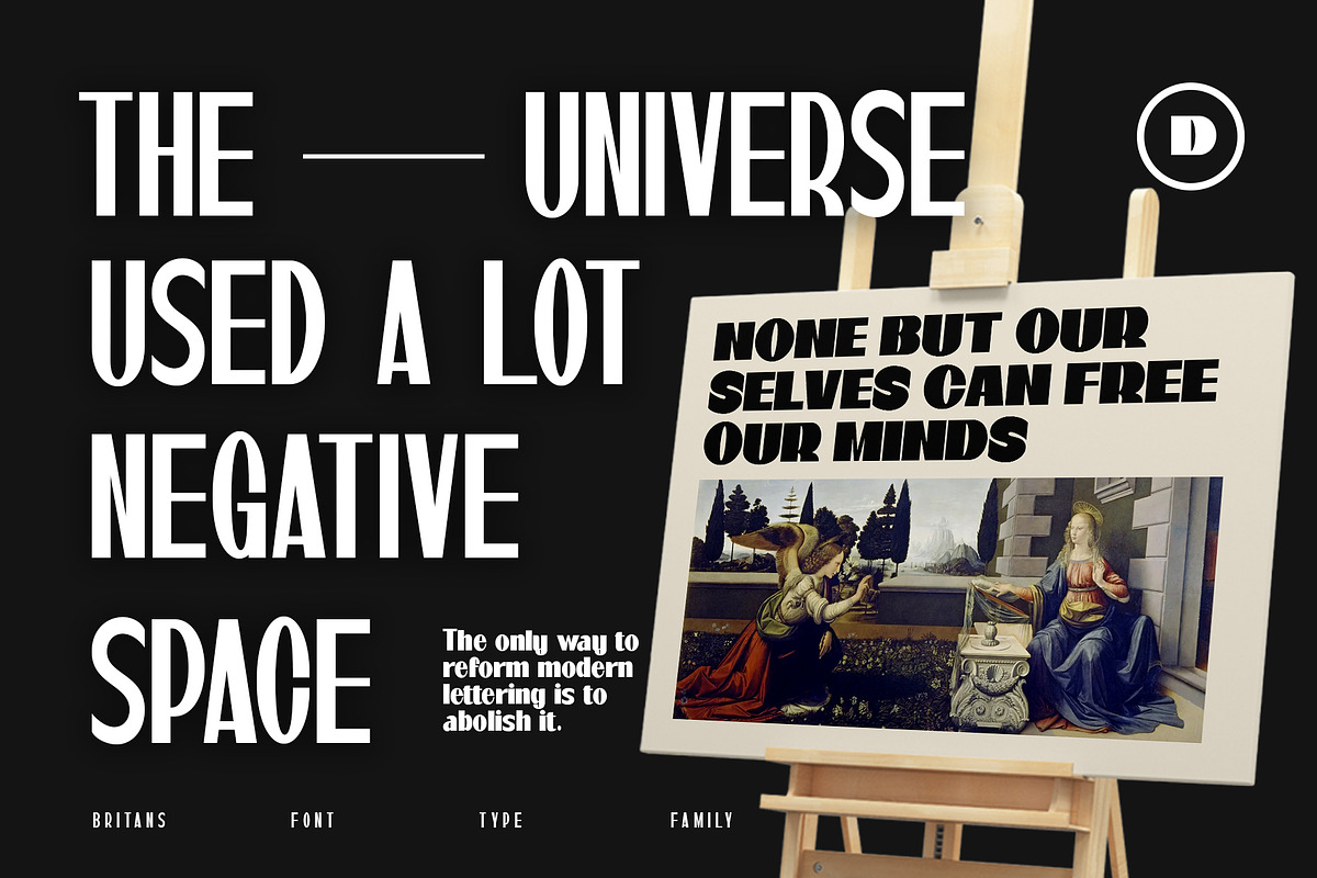 Britans Font, a Sans Serif Font by Damelev (Photo 9 of 11)