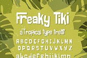 Freaky Tiki Font with Dingbats, a Font by Amber Nest Design (Thumbnail 3 of 12)