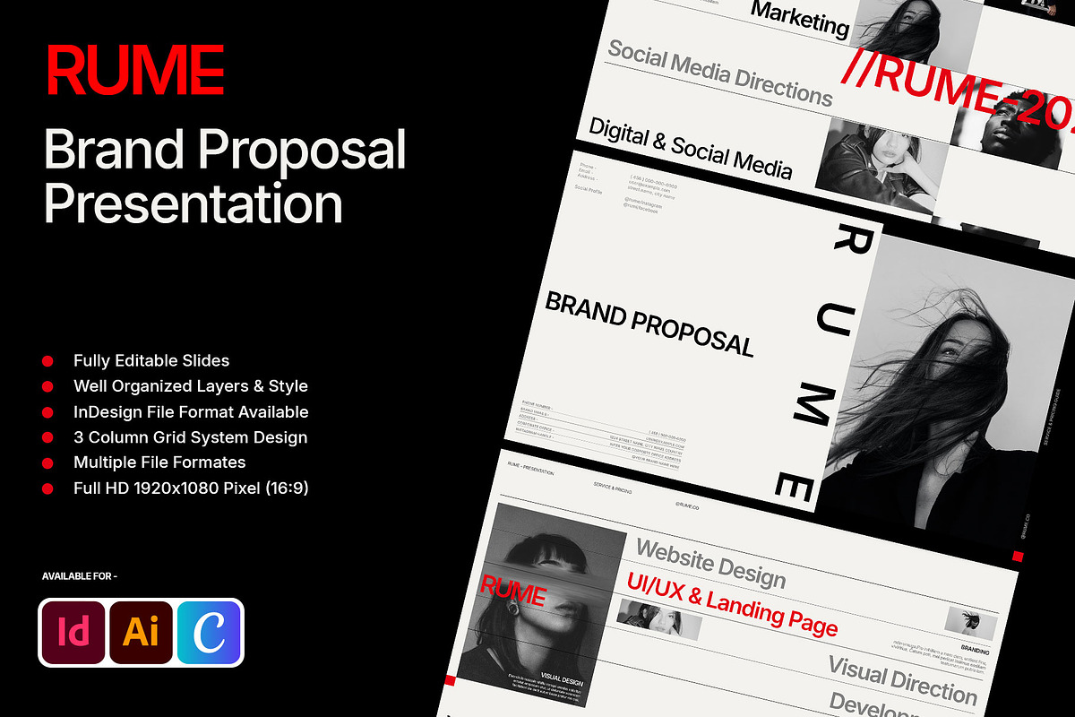 RUME – Brand Proposal, a Presentation Template by Templeste (Photo 2 of 7)