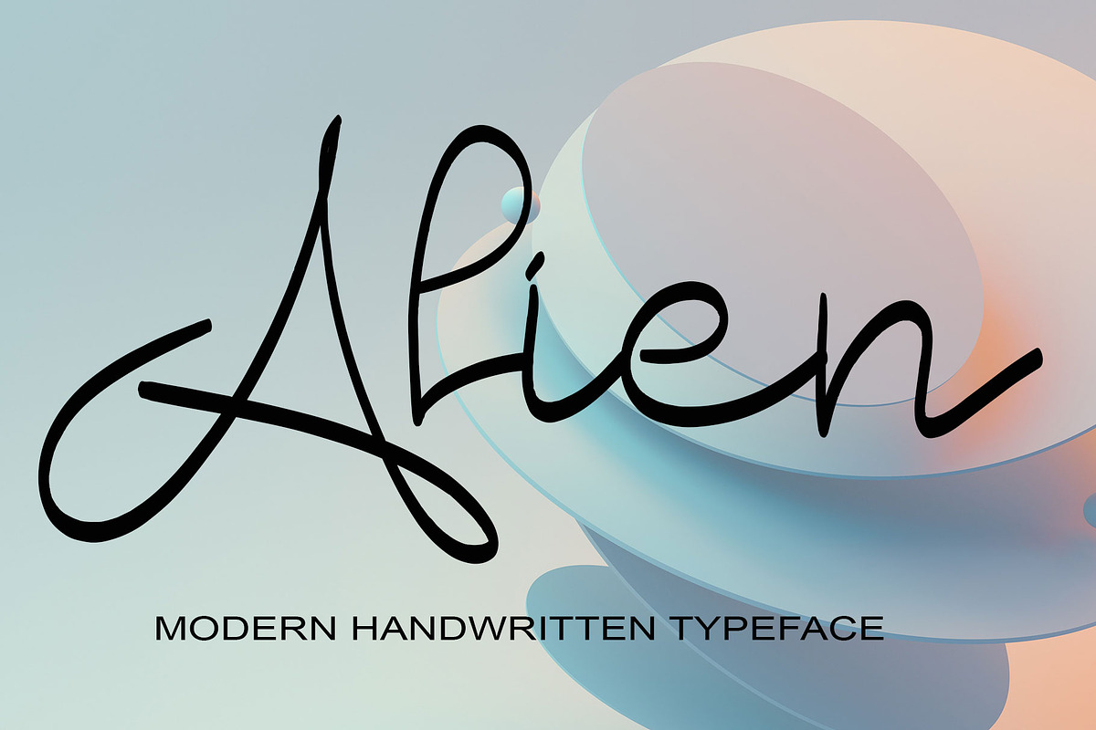 Bigges, a Script Font by Canden Meutuah (Photo 2 of 5)
