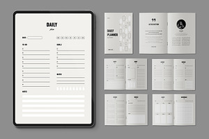 Daily planner Template, a Stationery Template by ContestDesign