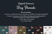 Dog Parade Pattern, a Pattern Graphic by koberstein (Thumbnail 2 of 3)