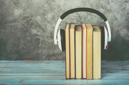 Audio books concept, a School & Education Photo by esthermm