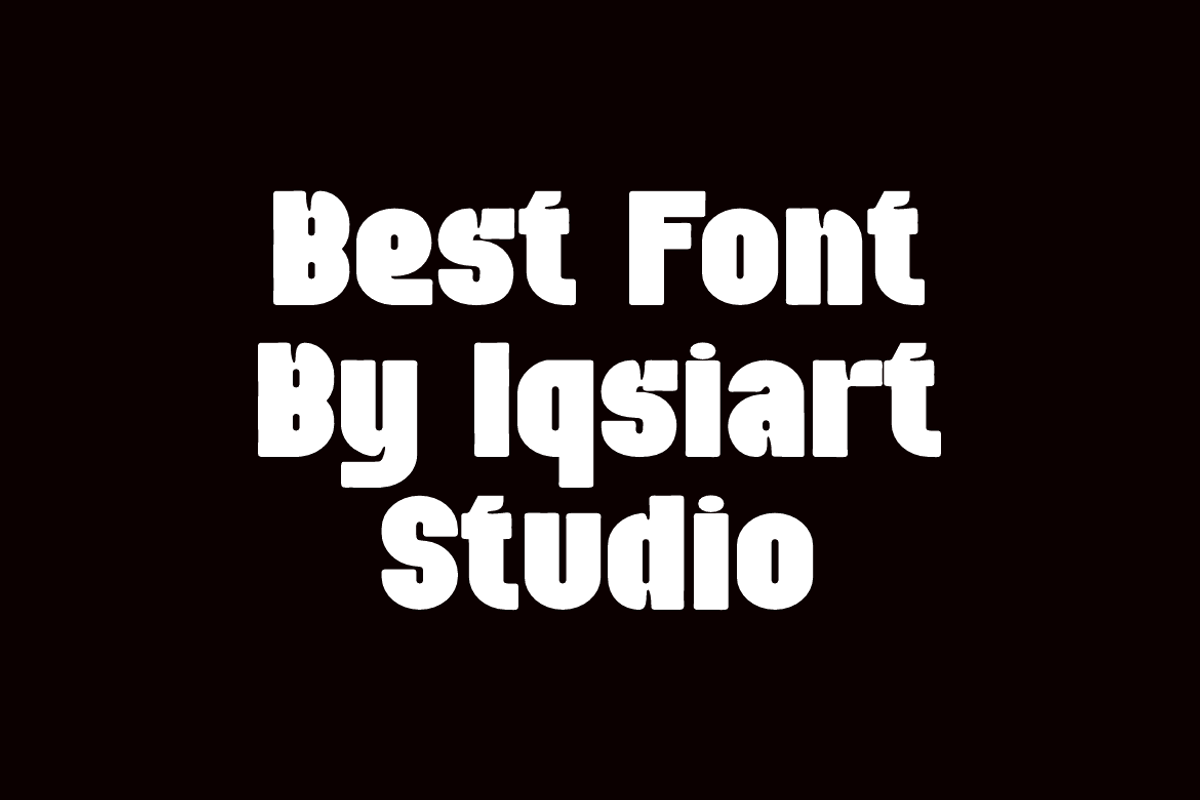 Glogasi - Bold Sans Serif Font, a Sans Serif Font by Iqsiart Studio (Photo 3 of 6)