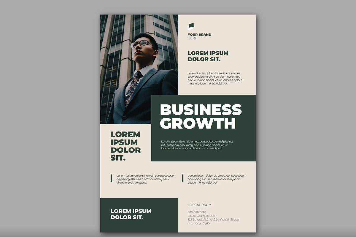 Business Growth Flyer, a Templates & Theme by studiogstock (Photo 3 of 3)