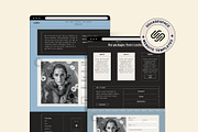Squarespace Website template, a Squarespace Template by Ciel Lumiere (Thumbnail 6 of 11)