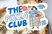 Pizza Club Font Family, a Handwritten Font by Nicky Laatz (Thumbnail 11 of 11)