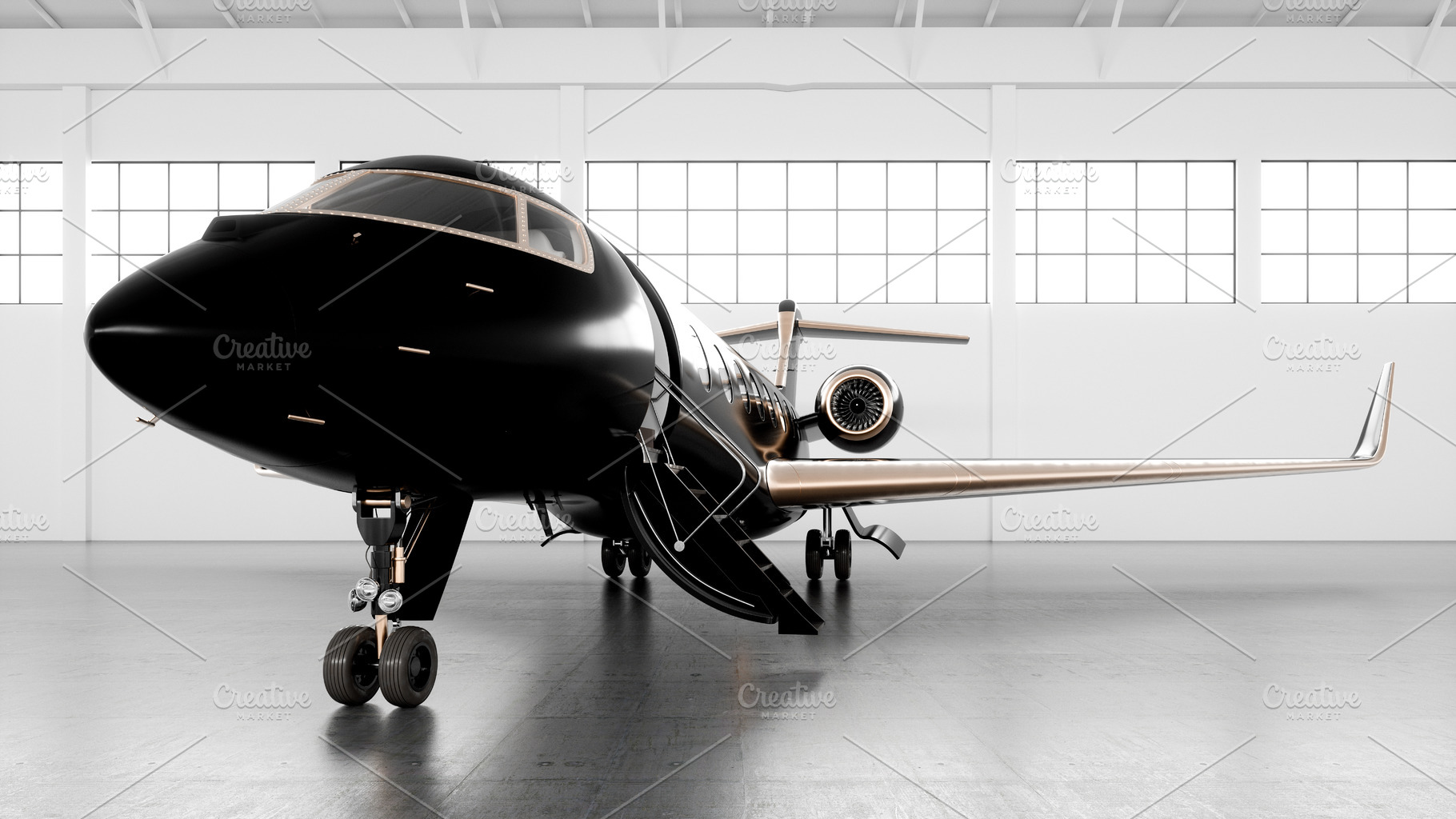 Business Jet 036, a Business Photo by SFCRCH MOCKUPS