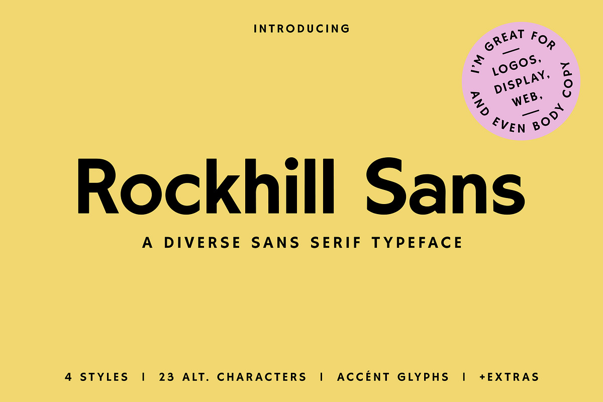 Rockhill Sans: A Diverse Sans Serif