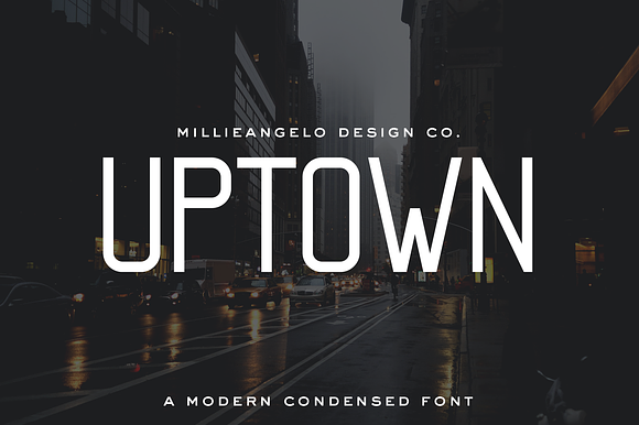MDC Uptown - A Modern Condensed Font preview 8