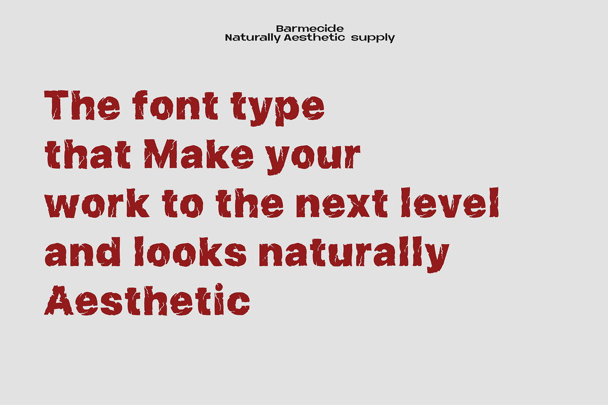 Cracked font, a Font by Barmecide Mockup Studio (Photo 2 of 3)