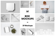 Box Mockups - Packaging Mockups, a Packaging Mockup by MockupForest (Thumbnail 1 of 9)