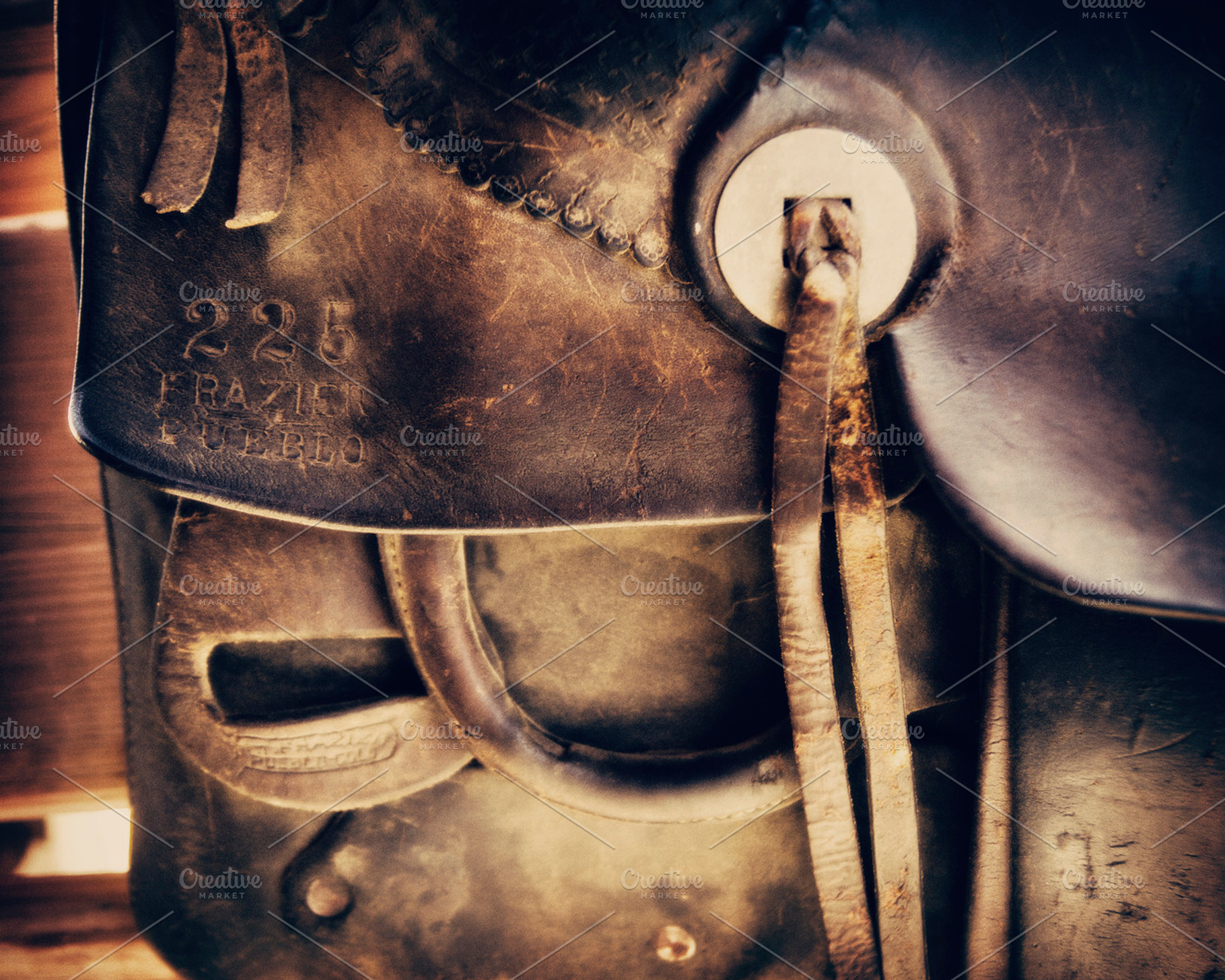Frazier Pueblo Saddle Closeup, a Photo by Lavender Skye Studio