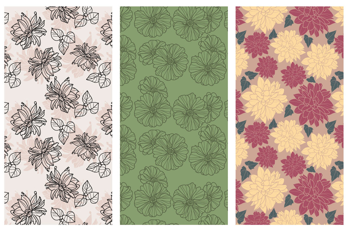 50 hand drawn floral elements, a Decorative Illustration by ItsDianaDesign (Photo 4 of 5)