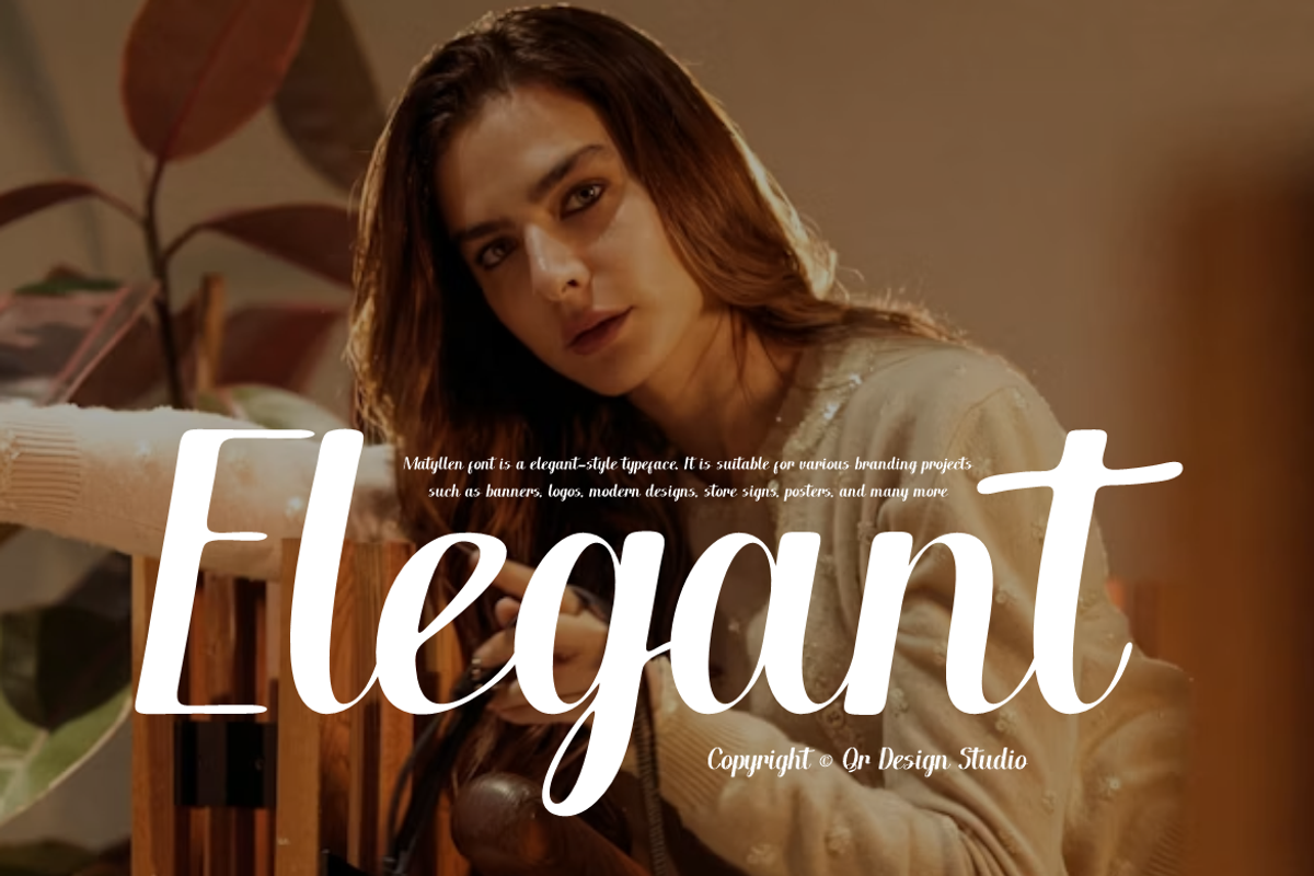 Matyllen - Modern Handwritten Font, a Handwritten Font by QR Design Studio (Photo 2 of 12)