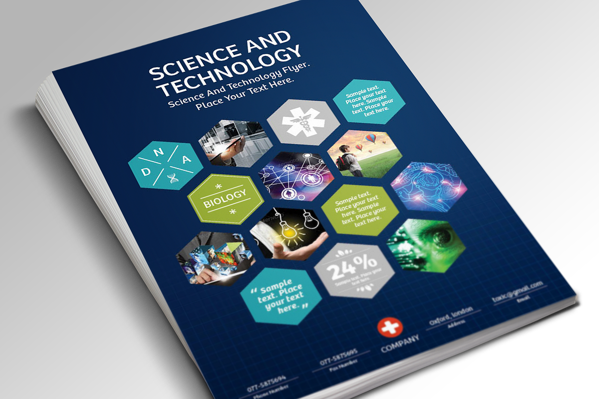 Modern And Clean Corporate Flyer, a Flyer Template by Galgali Design Studio (Photo 2 of 2)