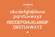 ORIGAMI Font + Elements, a Sans Serif Font by Hanko Goods (Thumbnail 4 of 9)