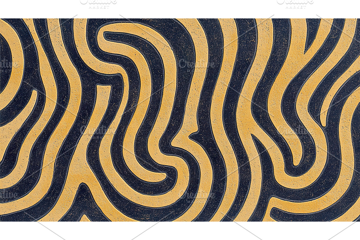 Abstract zebra print pattern with, an Illustration by Lermont51