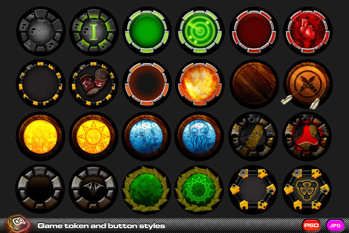 Token And Button Development Pack