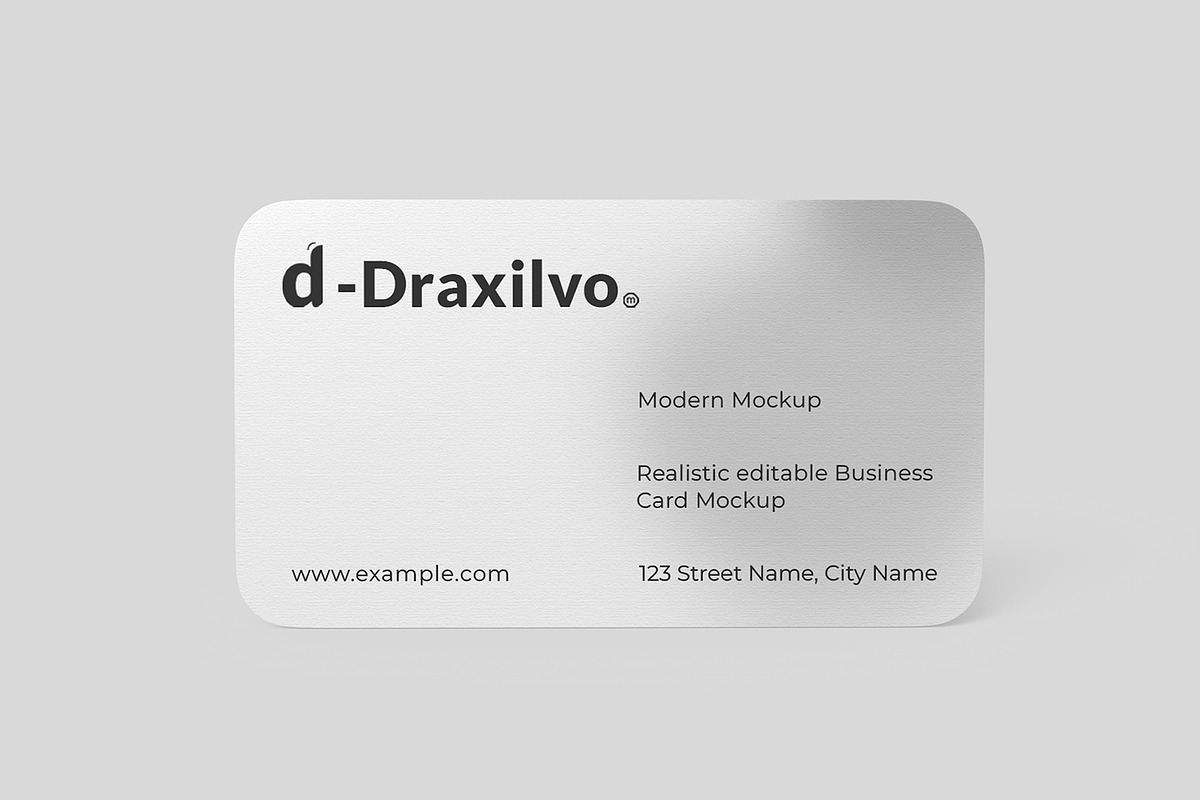 Modern Business Card Mockup, an Advertising Mockup by graphypix (Photo 3 of 4)