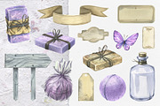 Lavender Spa Watercolor Set, an Illustration by NATASHA CHU (Thumbnail 4 of 19)