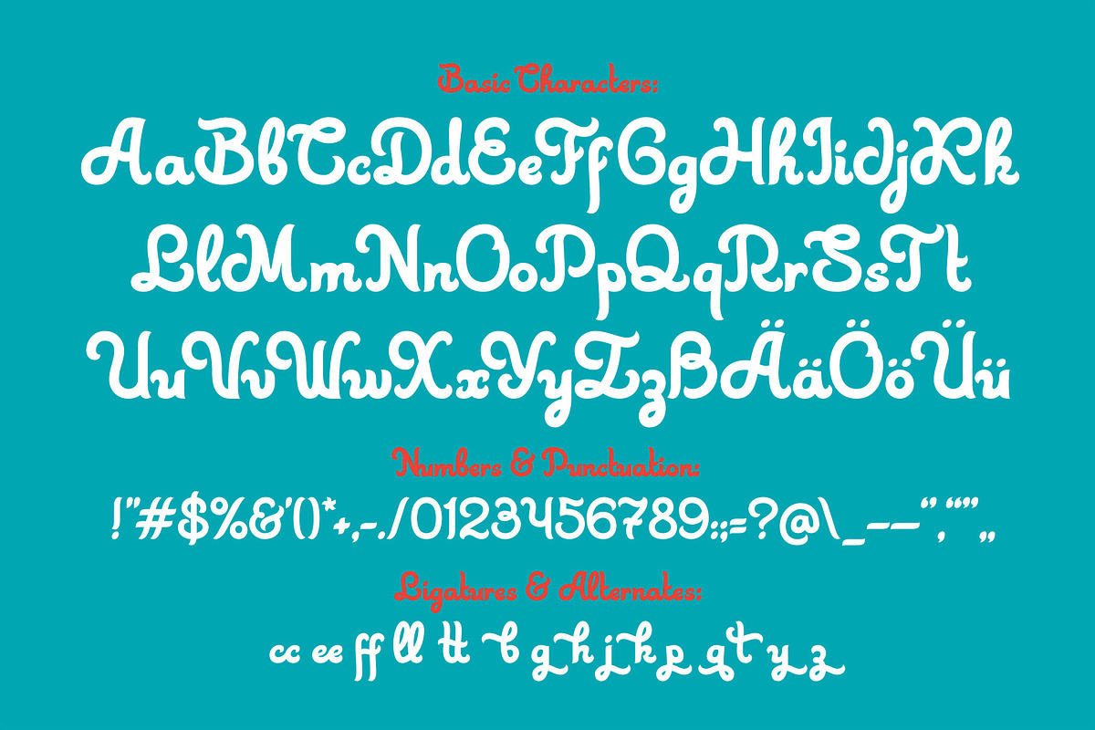 Skater Girl font + Bonus preview 3