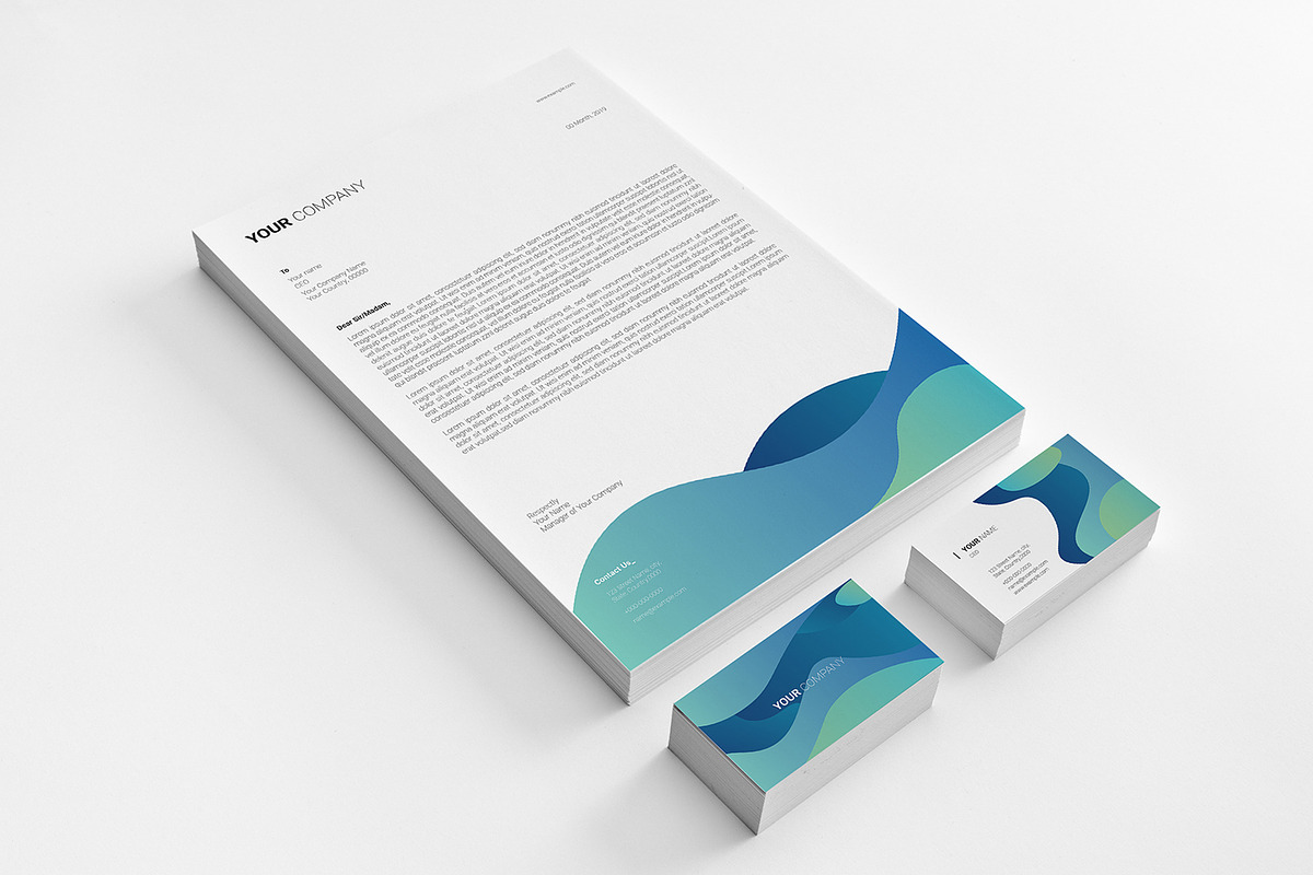 Brand Identity - V17, a Stationery Template by retrographix