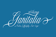 Ganitalia, a Script Font by NaldyStudio (Thumbnail 1 of 8)