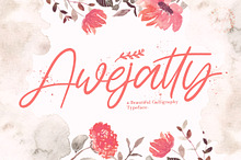 Awejatty - Handwritten Font