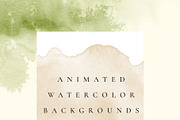 ANIMATED Watercolor Foliage & Gold, a Decorative Illustration by January Bloom (Thumbnail 8 of 12)
