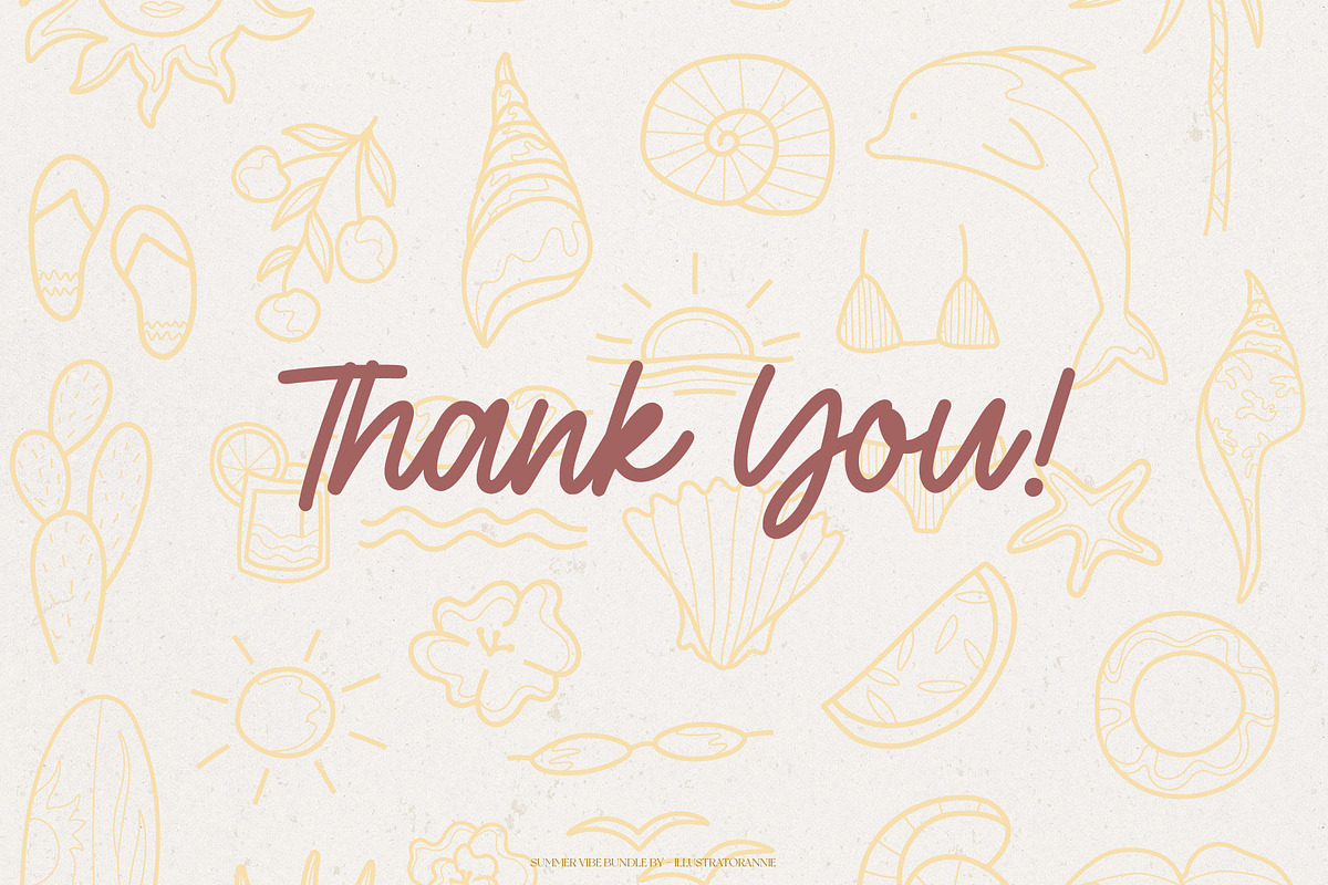 Summer Vibe Vector Graphic Elements, an Object Graphic by IllustratorAnnie (Photo 5 of 5)