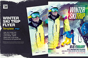 Winter Ski Trip Flyer, a Flyer Template by Tarommir (Thumbnail 1 of 3)