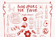 Mon Amore Por Favor. Hand draw art, an Object Graphic by ma_i_vi (Thumbnail 10 of 12)