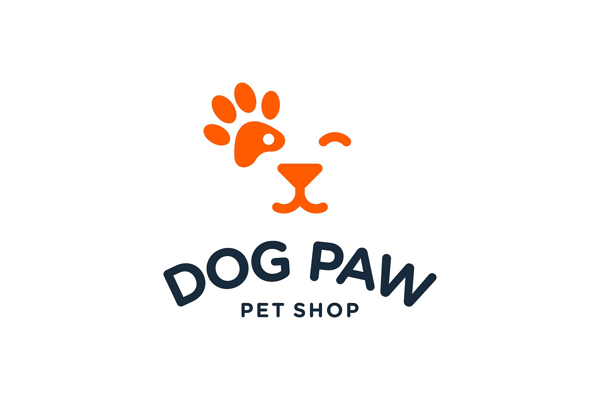 Dog Pet Paw Animal Logo, a Branding & Logo Template by ika trisiana (Photo 1 of 2)