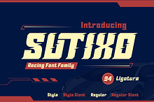 Sutixo | Athletic Font
