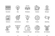 Startup Thin Line Icons, an Outline Icon by vectorstank (Thumbnail 6 of 6)