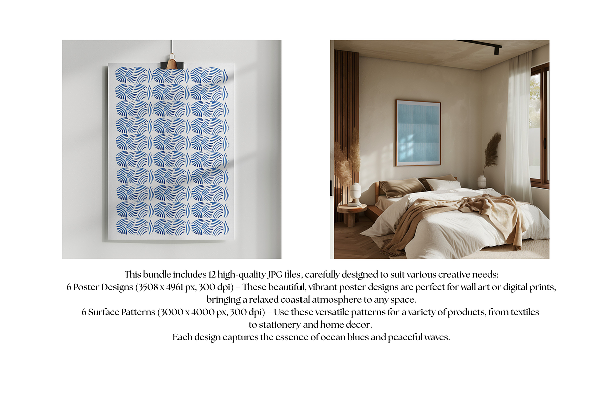 Coastal Art Bundle – Watercolor, a Pattern Graphic by ElicoelhoDesign Shop (Photo 3 of 7)