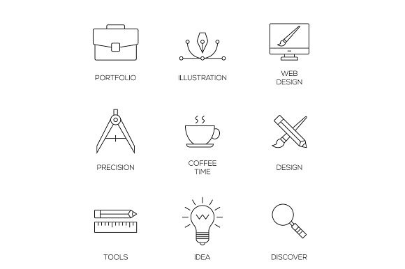 Creative Design Process Concept