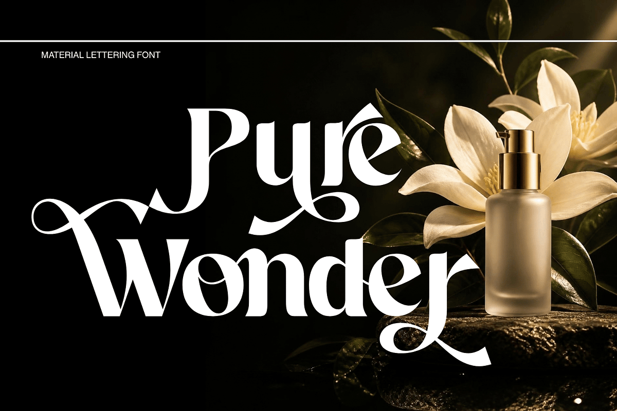 Material Lettering - Luxury Serif, a Serif Font by 177Studio (Photo 4 of 9)
