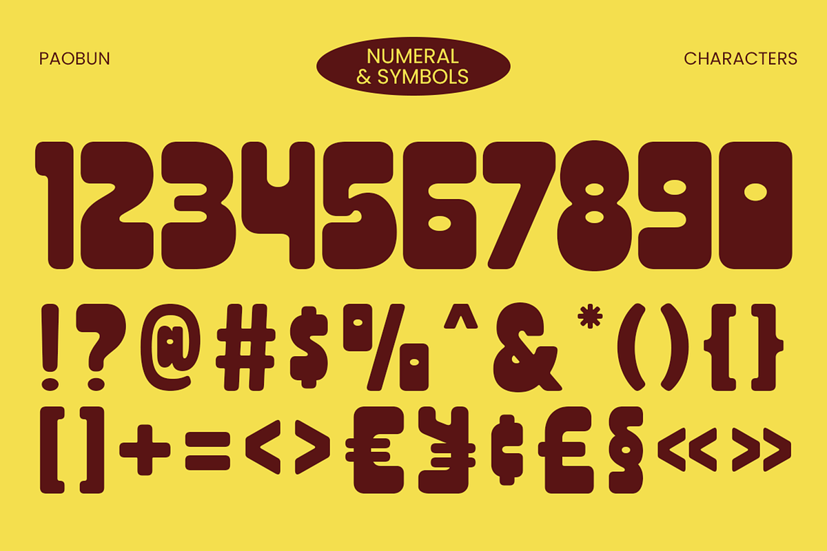 Paobun - Bold Food Branding Font, a Sans Serif Font by Pekotype (Photo 4 of 15)