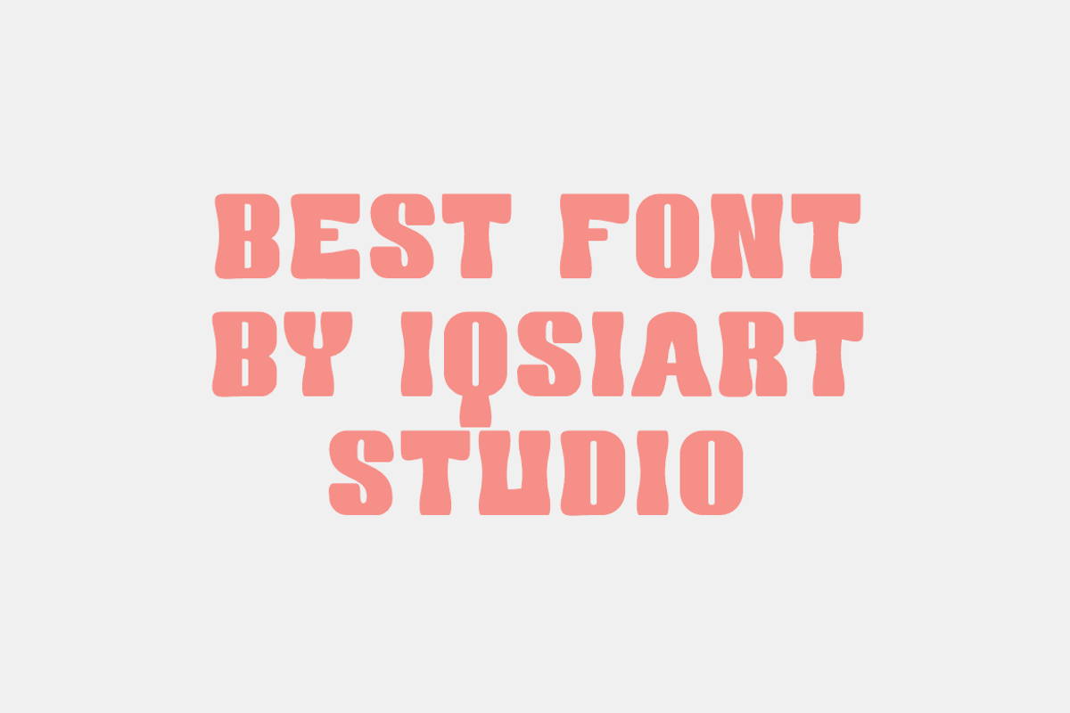 Greny Okmine - Groovy Font, a Sans Serif Font by Iqsiart Studio (Photo 3 of 6)