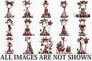 Whimsical Christmas Giraffe Clipart, an Illustration by Canvas Craft (Thumbnail 3 of 6)