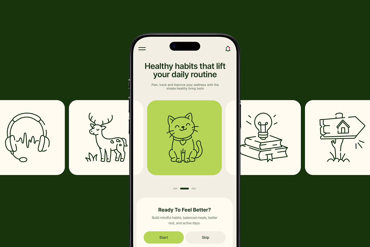 300 Healthy Living Doodle Icons, an Outline Icon by Prosymbols (Photo 5 of 12)