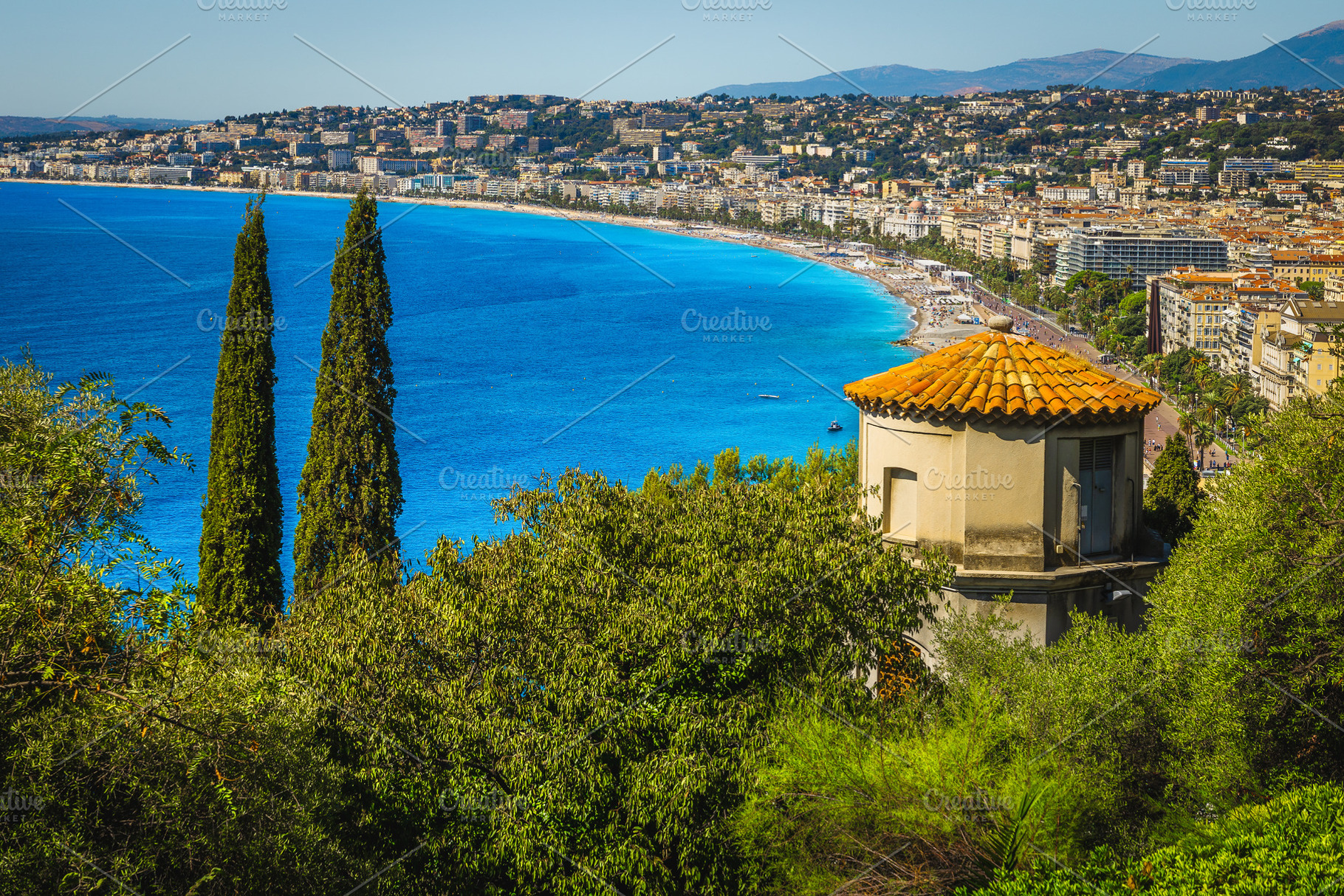 View of Nice from the viewpoint, an Arts & Entertainment Photo by Alpine Dreams