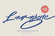 Lauragene | Freestyle Script Font, a Handwritten Font by Ardana Creative (Thumbnail 1 of 12)
